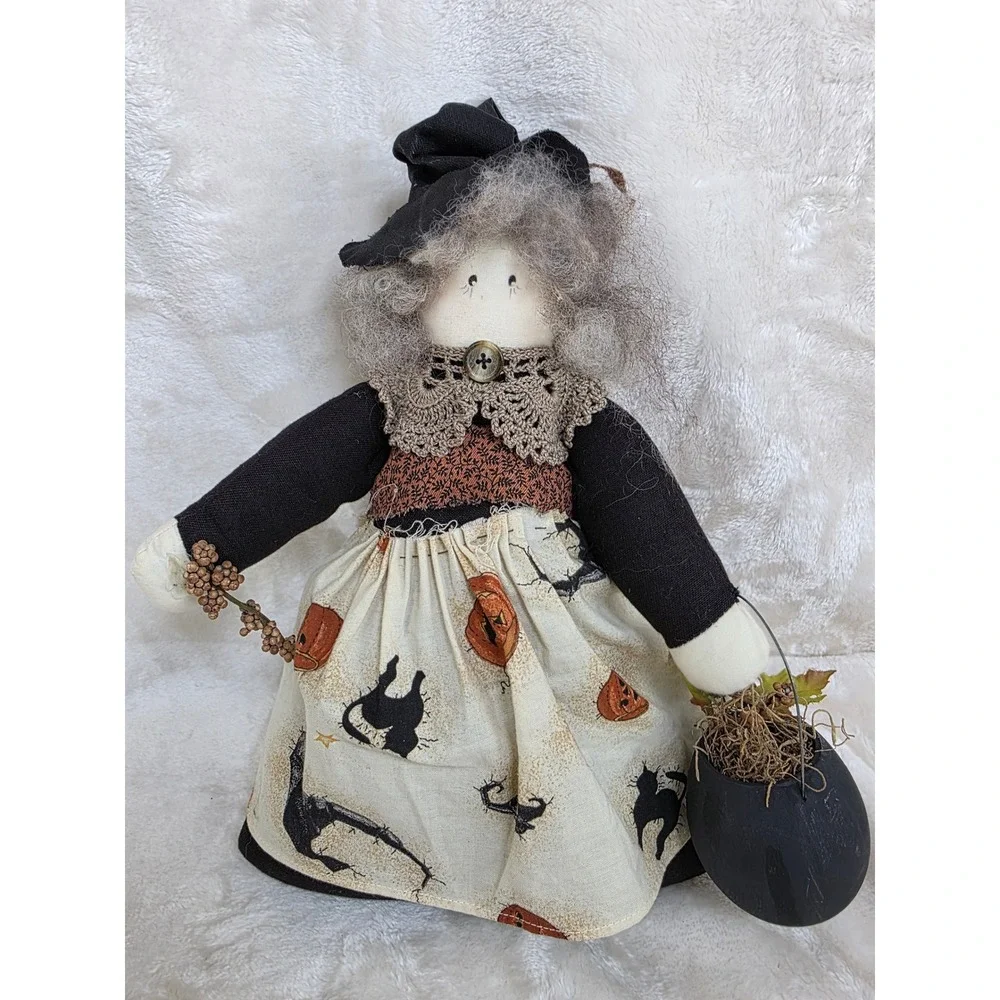 Vintage Halloween Witch‎ Door Stopper